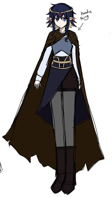 DND High Elf Original Character Concept